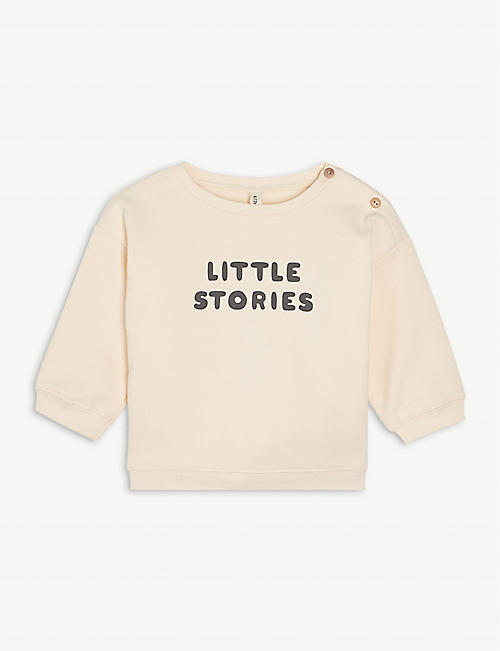 ORGANIC ZOO：Little Stories 标语有机棉卫衣 3 个月-3 岁