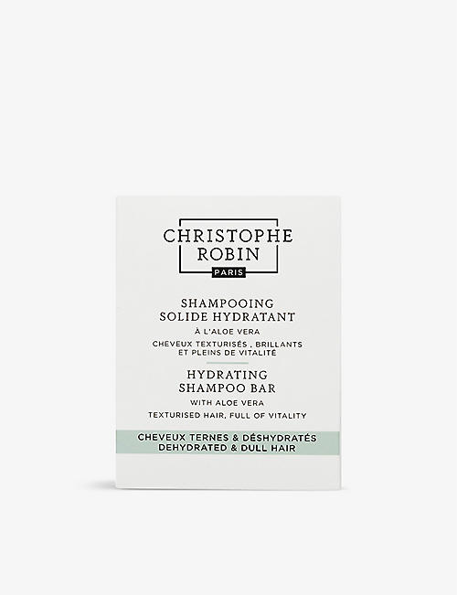 CHRISTOPHE ROBIN: Hydrating Aloe Vera shampoo bar 110ml