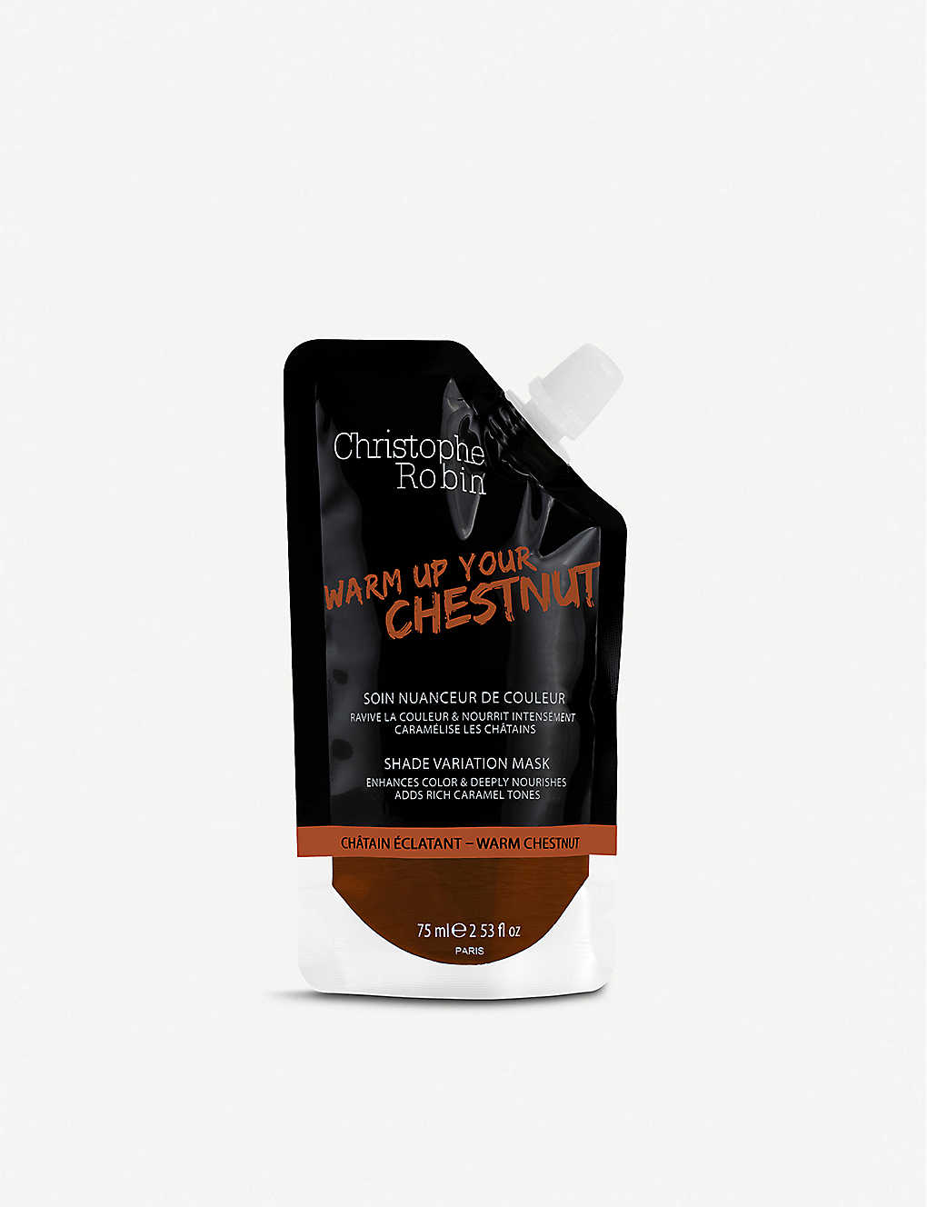 Christophe Robin Shade Variation Pocket Mask 75ml In Warm Chestnut