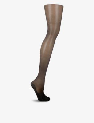 Hedoine The Bold 20 Denier Stretch-woven Tights In Black