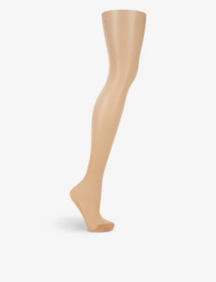 Hedoine The Nude 20 Denier Stretch-woven Tights In Vivid Champagne