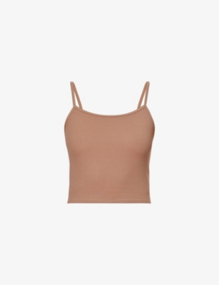 Must Have Skims Womens Sedona Scoop neck Ribbed Stretch cotton Cami Top 