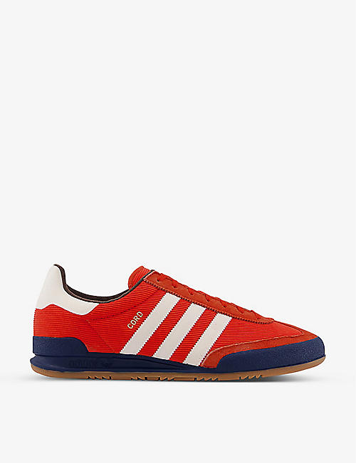 ADIDAS: Cord leather low-top trainers