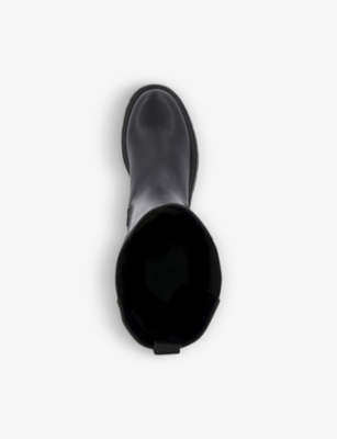 DUNE: Tempas knee-high leather Chelsea boots
