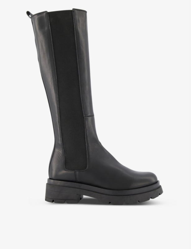 Tempas knee-high leather Chelsea boots