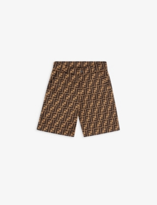 ショートパンツ Fendi Ff Cotton And Linen Shorts FR6634AQ3LF0XAY_01?wid=2000&