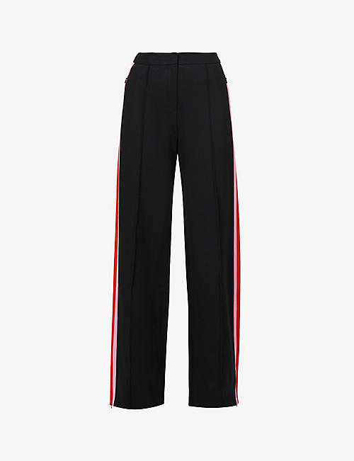 ME AND EM: Side-striped tailored jogging bottoms