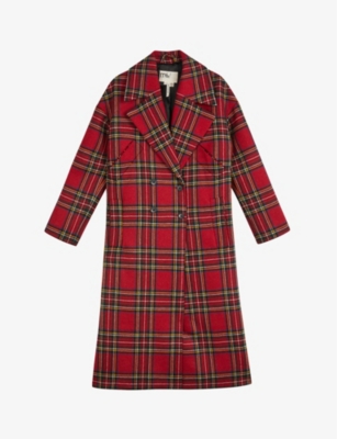 Ted baker tartan on sale coat