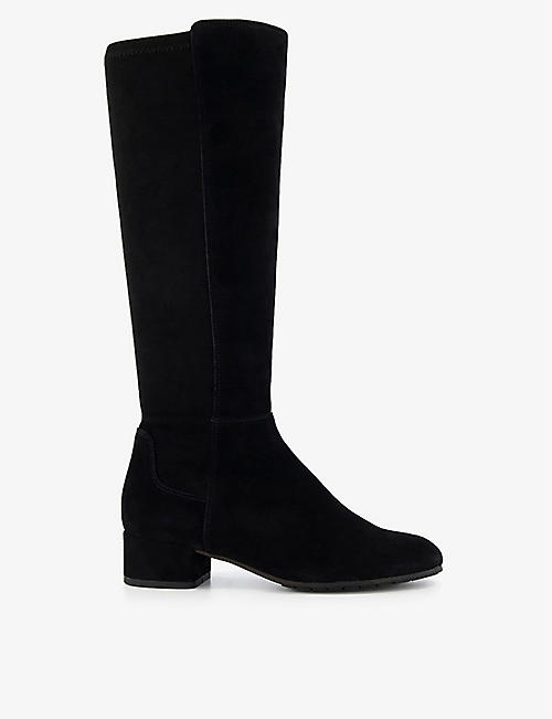 DUNE: Tayla knee-high suede boots