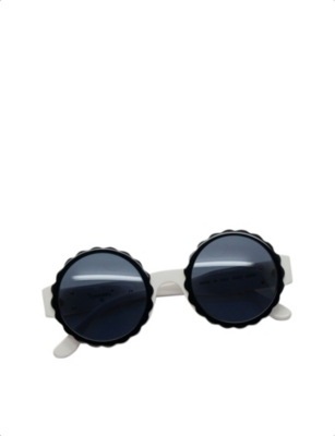 THE VINTAGE TRAP: Pre-loved 90s Chanel FL99 round-frame acetate sunglasses