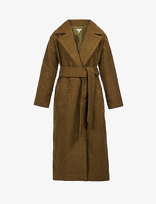 PRETTY LAVISH: Grayson boucle belted woven coat