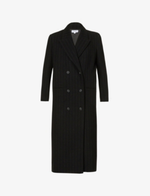 MUSIER PARIS Paula stripe-print wool-blend coat