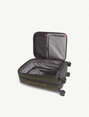 Shop Briggs & Riley Zdx 4-wheel Soft Case Expandable Cabin Suitcase 53cm In Hunter