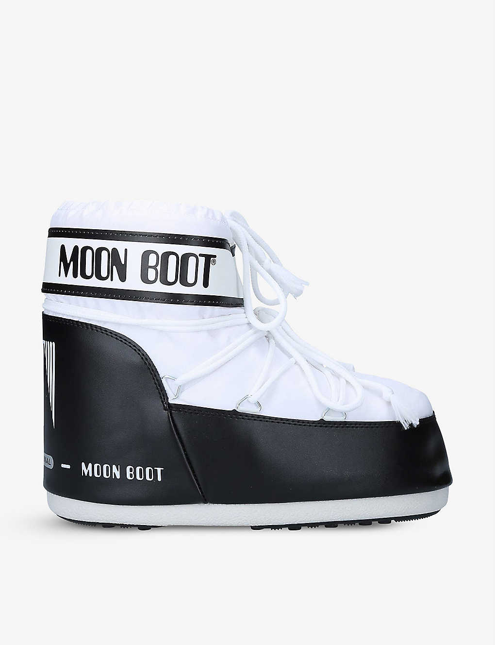 Moon Boot Icon Low 2 Lace-up Nylon Snow Boots In White