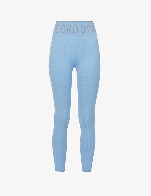 CORDOVA: Branded skinny high-rise stretch-woven ski base leggings