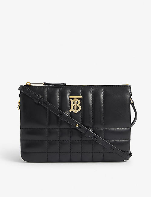 BURBERRY: Lola quilted leather cross-body bag