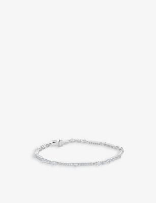De Beers Snow Dance 18ct White-gold And 2.81ct Brilliant-cut Diamond Bracelet In White Gold