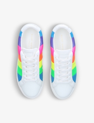 rainbow stripe trainers