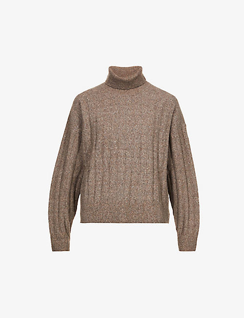 SAMSOE SAMSOE: Fran turtleneck wool-blend jumper
