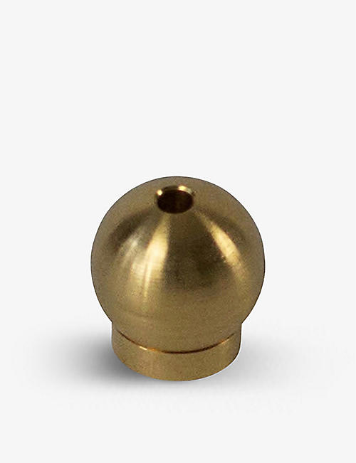 BODHA: Ritual spherical brass incense holder