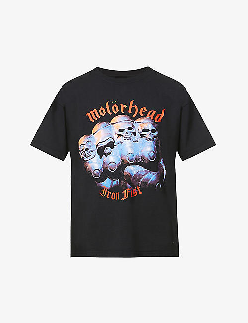 OBEY: Motorhead graphic-print cotton-jersey T-shirt