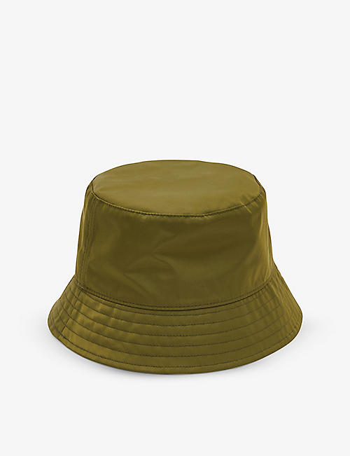 ALLSAINTS: Neve logo-patch recycled-nylon bucket hat