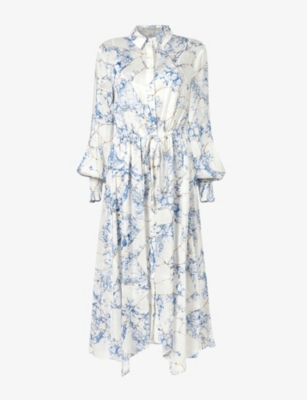 ALLSAINTS - Skye Buruberu linen-silk shirt dress