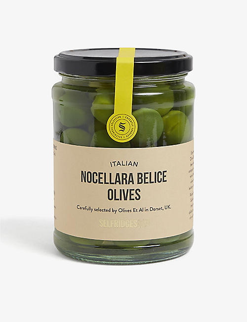 SELFRIDGES SELECTION: Italian Nocellara Belice olives 510g