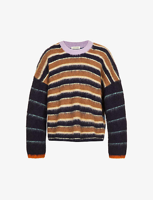 STINE GOYA: Lucs striped knitted jumper