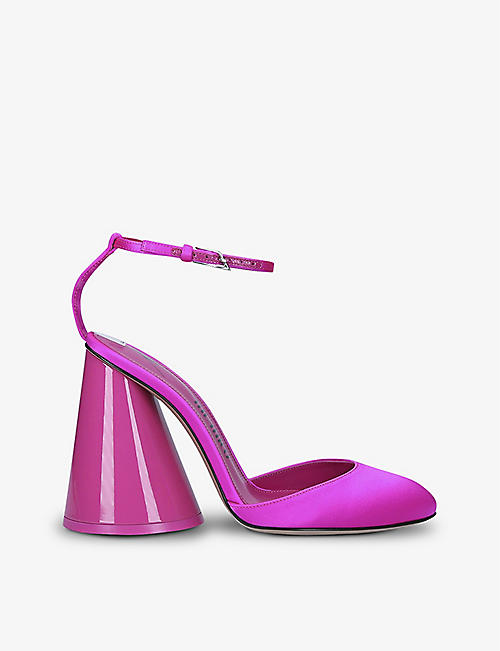 ATTICO: Luz satin heeled pumps