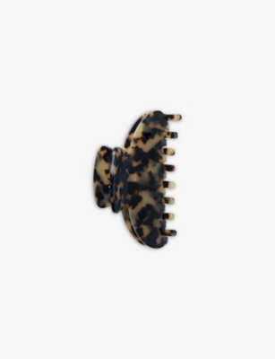 The White Company Womens Tortshell Large Resin Hair Clip