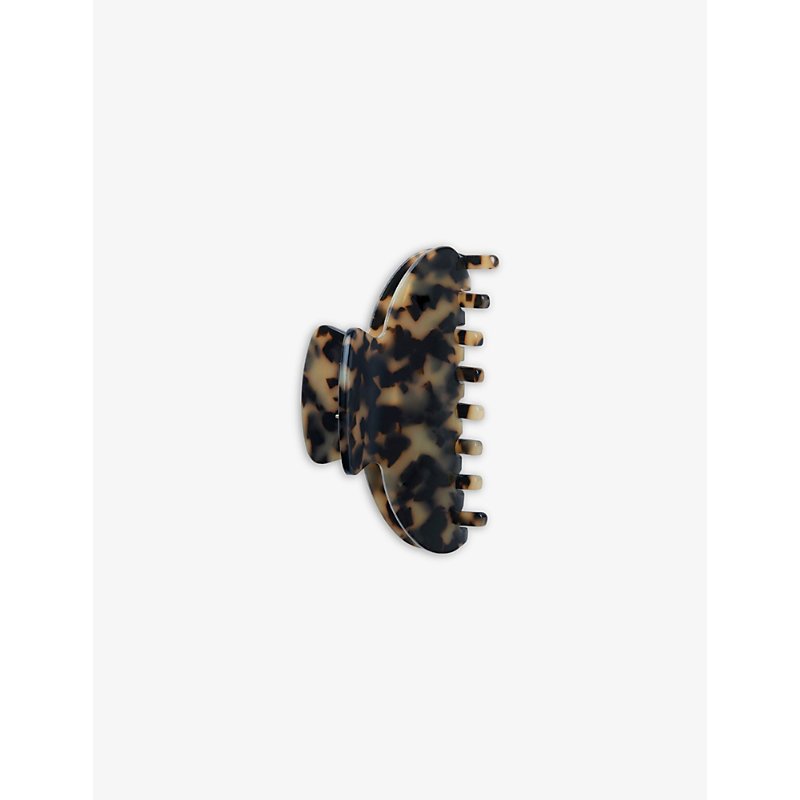 The White Company Womens Tortshell Large Resin Hair Clip
