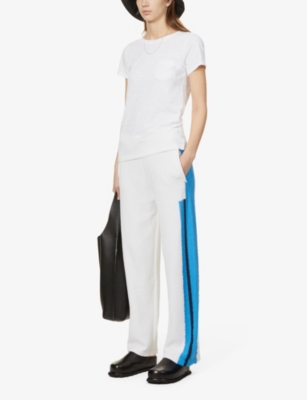 The White Company Round-neck Organic-cotton T-shirt In White
