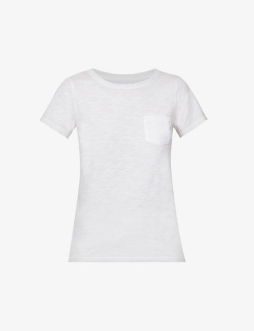 THE WHITE COMPANY: Round-neck organic-cotton T-shirt