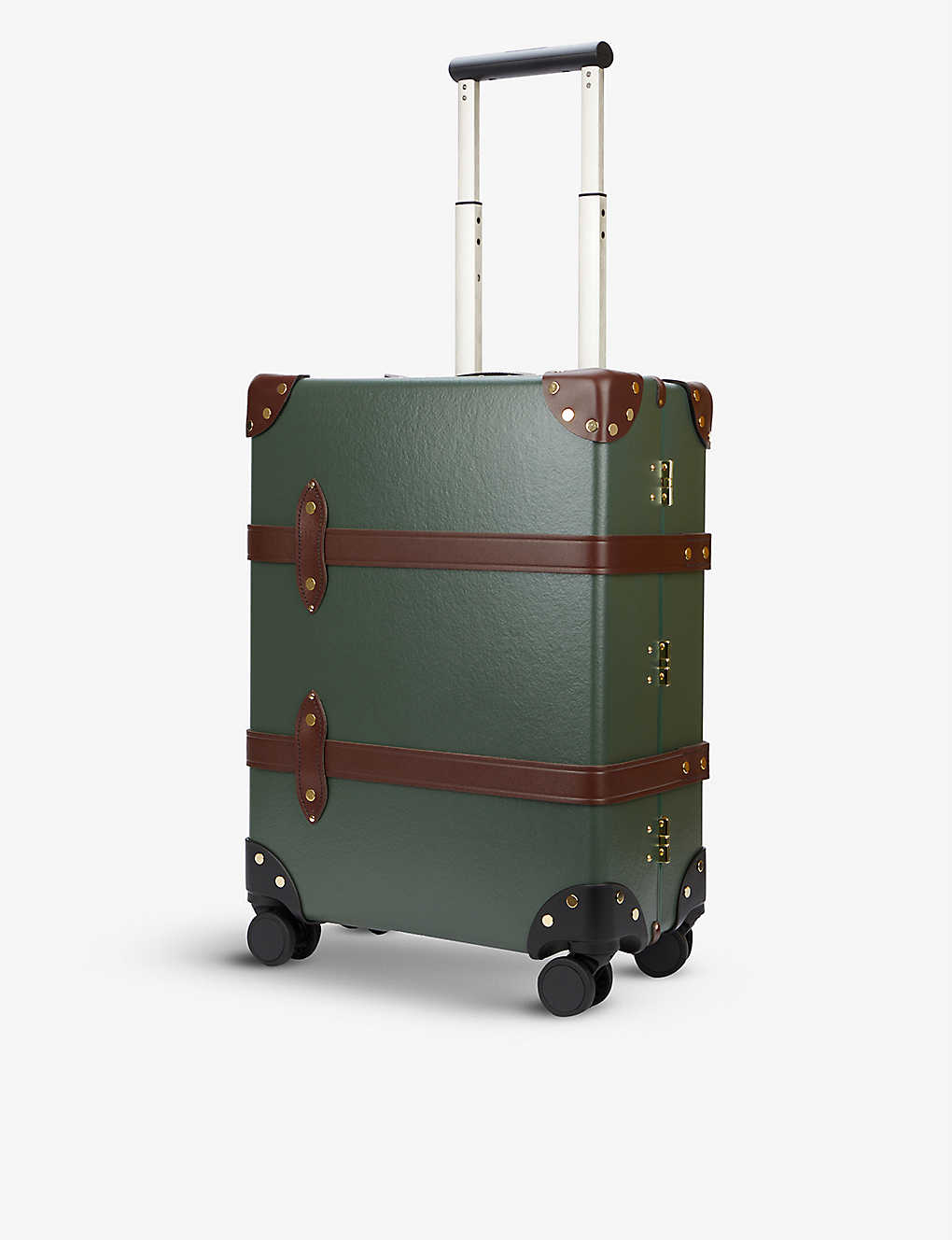 selfridges.com | GLOBE-TROTTER Centenary carry-on 4-wheel vulcanised fibreboard suitcase