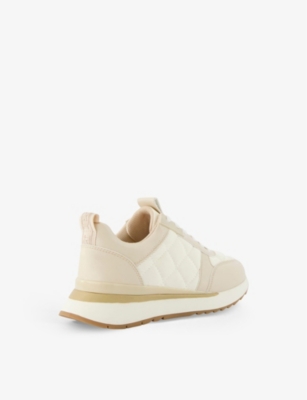 dune quilted trainers