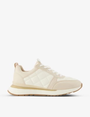 dune quilted trainers