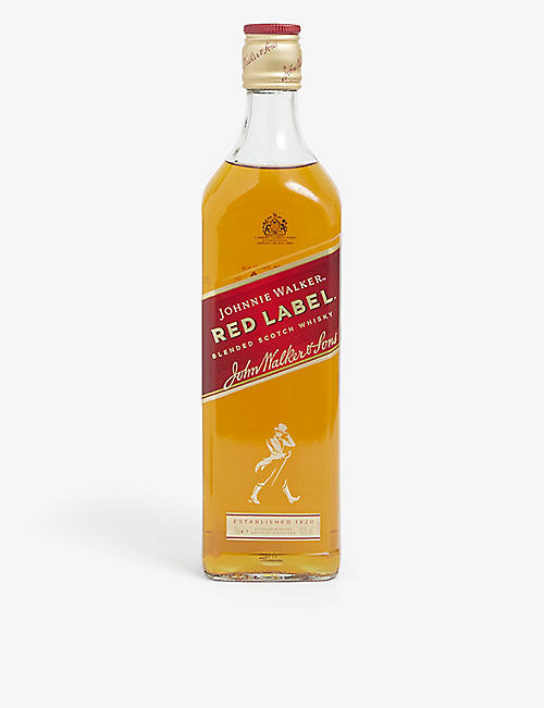 JOHNNIE WALKER: Red Label blended Scotch whisky tin 700ml