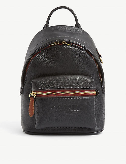 COACH: Charter leather backpack