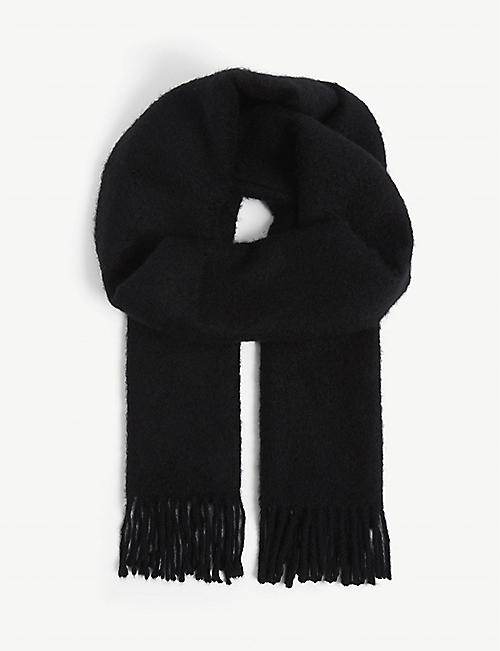 BEGG X CO: Tasselled cashmere scarf