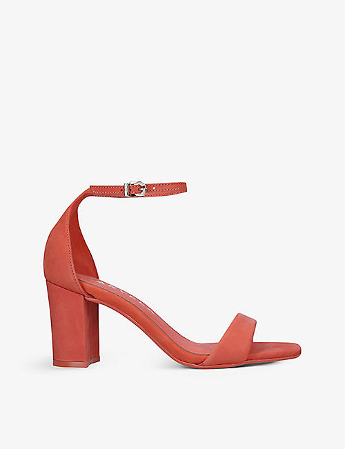 CARVELA: Second Skin heeled suede sandals