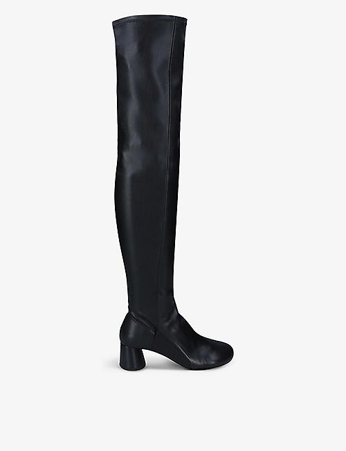 PROENZA SCHOULER: Glove contrast-panel leather knee-high boots