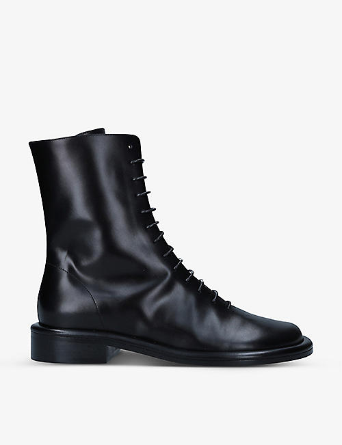 PROENZA SCHOULER: Pipe lace-up leather ankle boots