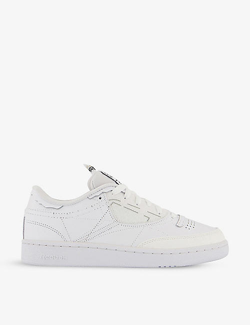 NONE: Reebok x Maison Margiela Project 0 Club C leather low-top trainers