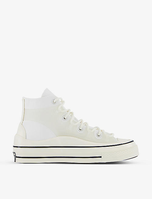 CONVERSE: All Star Hi 70s woven high-top trainers
