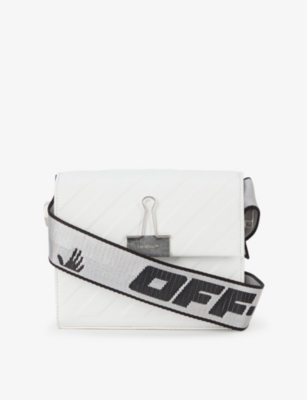 Off-White c/o Virgil Abloh Black Binder Clip Bag for Men