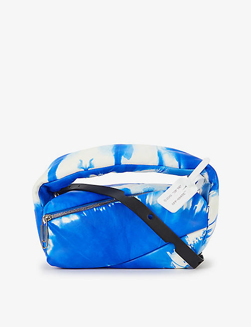 OFF-WHITE C/O VIRGIL ABLOH: Pump Pouch tie-dye leather shoulder bag