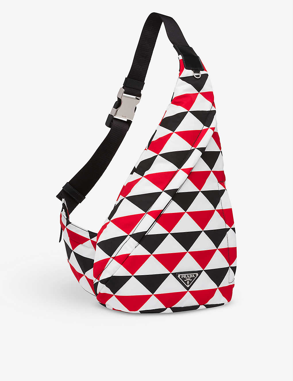 Re-Nylon jacquard-print recycled-nylon backpack(9403077)