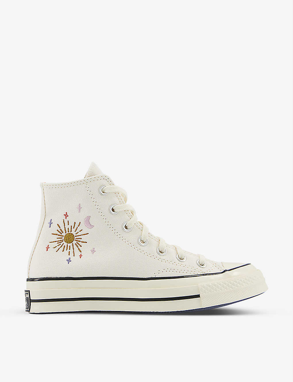 All Star Hi 70 mystic-embroidered cotton-canvas high-top trainers(9454027)