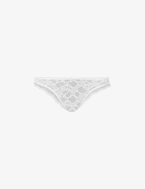 STELLA MCCARTNEY: Mila mid-rise stretch-lace bikini briefs